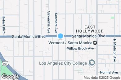Map image of the property - 1034 N Kenmore Ave