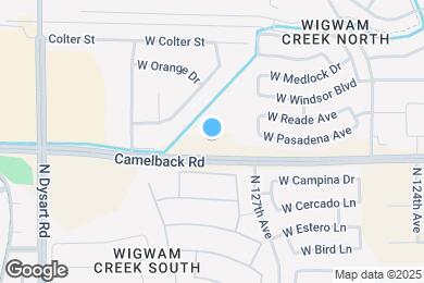 Map image of the property - Villas Litchfield Park