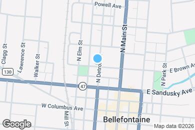 Map image of the property - 301 N Detroit St