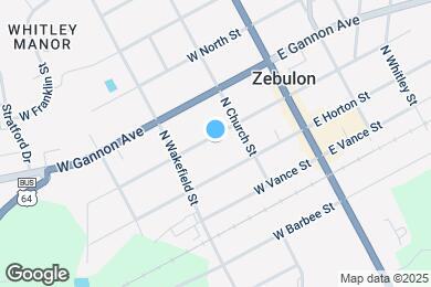 Map image of the property - 211 W Sycamore St