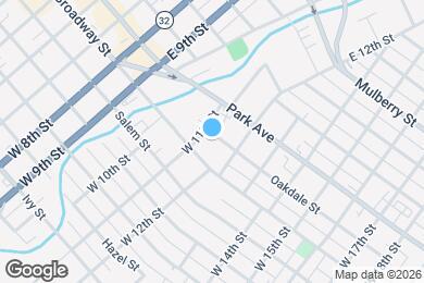 Map image of the property - 1126 Oakdale St