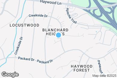 Map image of the property - 3808 Creekside Dr