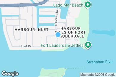 Map image of the property - 2000 S Ocean Dr