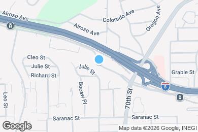 Map image of the property - 6901 Alvarado Rd