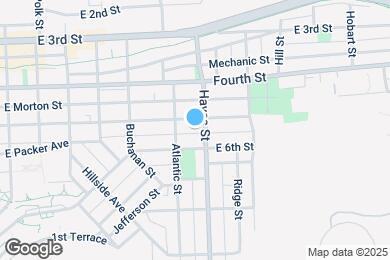 Map image of the property - 827 Laufer St