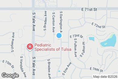 Map image of the property - 7318 S Darlington Ave
