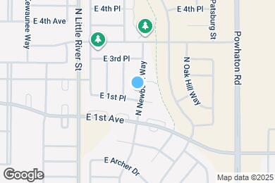 Map image of the property - 161 N Newbern Way