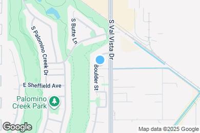 Map image of the property - 1191 S Boulder St