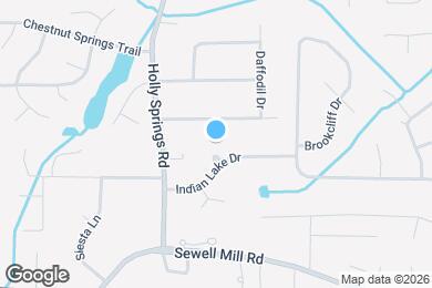 Map image of the property - 2625 Indian Lake Dr