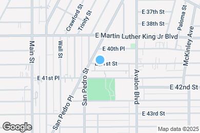 Map image of the property - 422 E 41st St