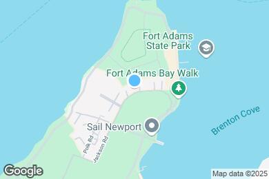 Map image of the property - Fort Adams at NAVSTA Newport Family Homes