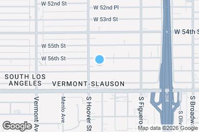 Map image of the property - 713 1/2 West 57th Street