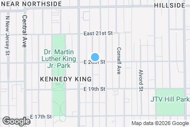 Map image of the property - 801 E 20th St