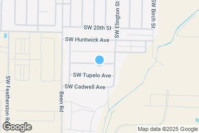 Map image of the property - 2303 SW Worthington Ave