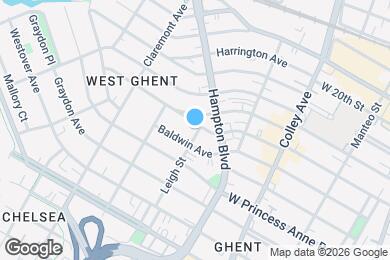 Map image of the property - 1411 Leigh St