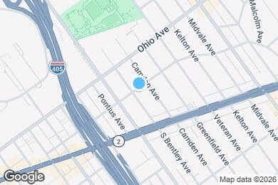 Map image of the property - 1600 S Bentley Ave