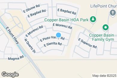 Map image of the property - 3041 E Pinto Valley Rd