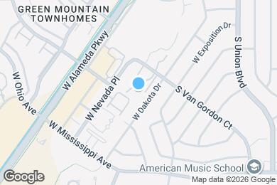 Map image of the property - 857 S Van Gordon Ct