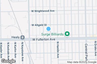 Map image of the property - 2428 N Avers Ave