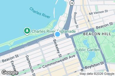 Map image of the property - 124 Beacon St