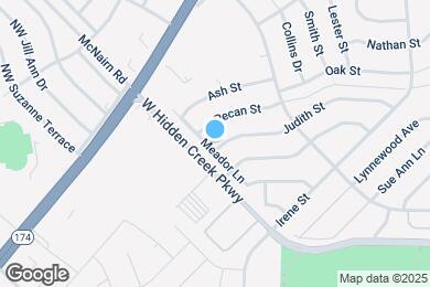 Map image of the property - 820 Judith St