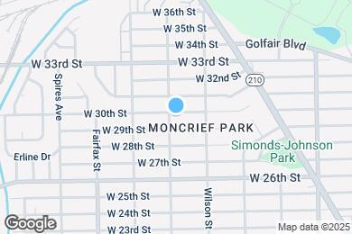 Map image of the property - 1594 W 30th St