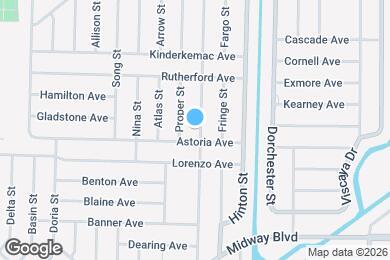 Map image of the property - 1501 Eagle St