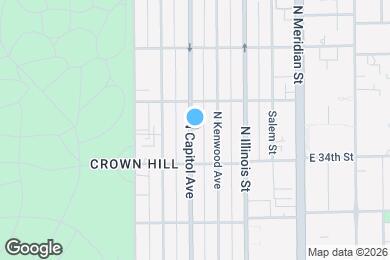 Map image of the property - 3439 N Capitol Ave