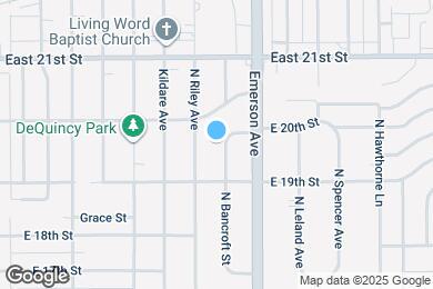 Map image of the property - 1938 N Bancroft St