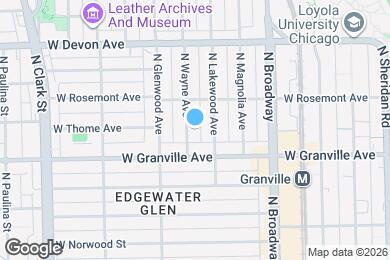 Map image of the property - 6229 N Wayne Ave