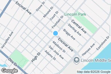 Map image of the property - 3200 Encinal Ave