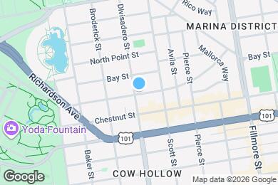 Map image of the property - Franciscan Apartments