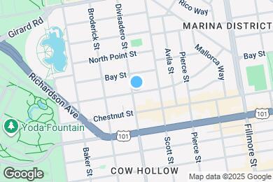 Map image of the property - The Franciscan Apartments