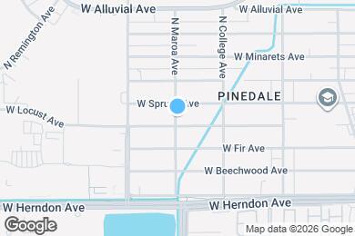 Map image of the property - 7164 N Maroa Ave