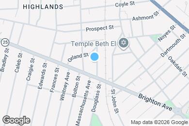 Map image of the property - 28 Saint George St