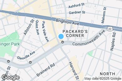 Map image of the property - 1217 Commonwealth Ave