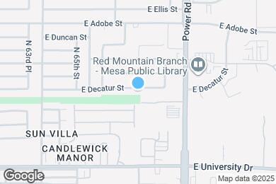 Map image of the property - 6643 E Decatur St