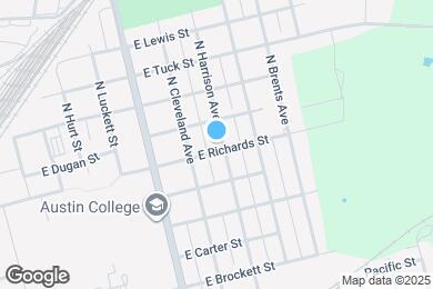 Map image of the property - 1106 N Harrison Ave