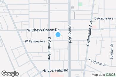 Map image of the property - 205 W Palmer Ave