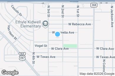 Map image of the property - 706 W Louisa Ave