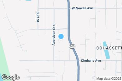 Map image of the property - 1508 S Hoquiam Ln