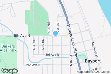 Map image of the property - 463 5th Ave N