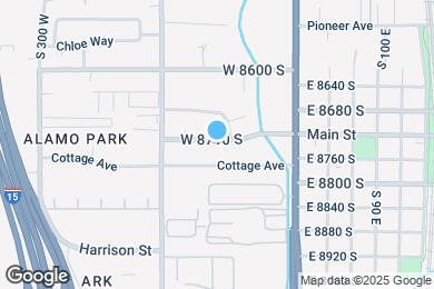 Map image of the property - 95 W 8710 S