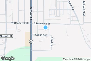 Map image of the property - 311 E Bryan St