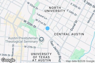 Map image of the property - 106 E 30th