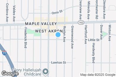 Map image of the property - 1055 Orlando Ave