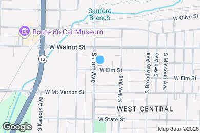 Map image of the property - 1215 W Elm St