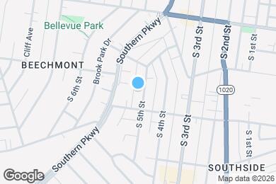 Map image of the property - 4824 S 5th St