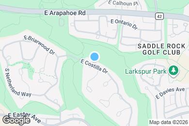 Map image of the property - 21955 E Costilla Dr