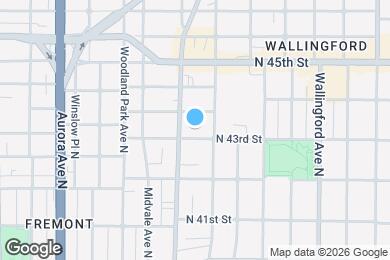 Map image of the property - 1312 N 43rd St